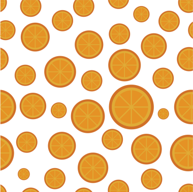 Portakallı, dikişsiz desen. Turuncu desen tasarımı