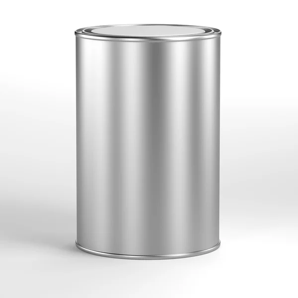 Boîte en aluminium pour peinture — Photo
