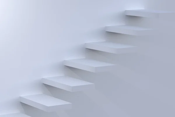 Vereinzelt leere Stufen — Stockfoto