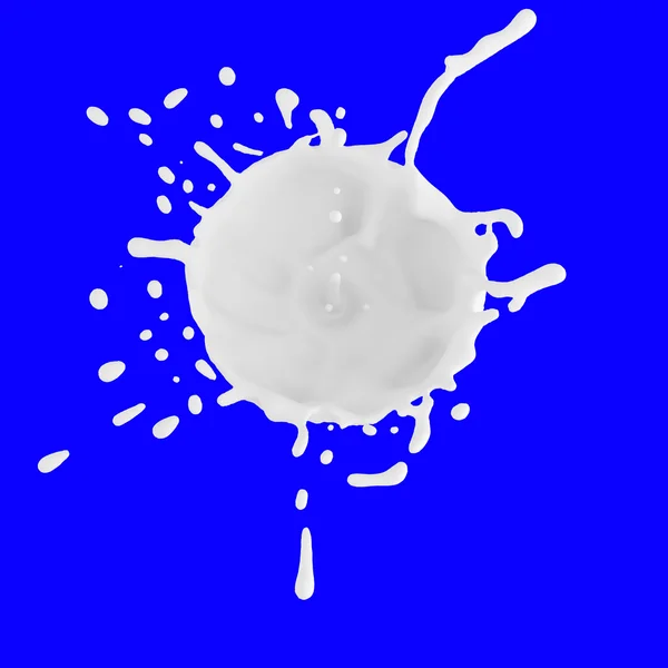 Milk splash closeup — Stock Photo, Image