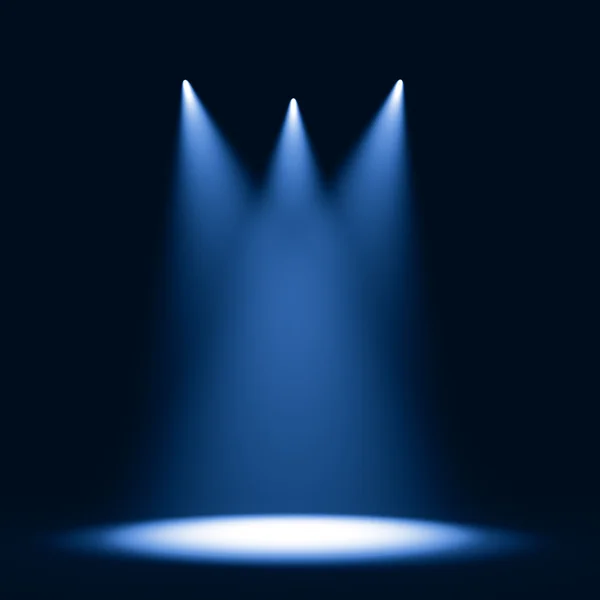 Siyah arkaplanda spot ışığı