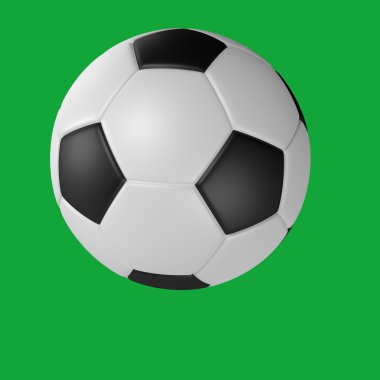 yeşil arka plan ayak topu