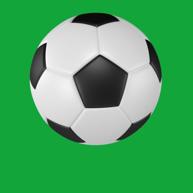 yeşil arka plan ayak topu