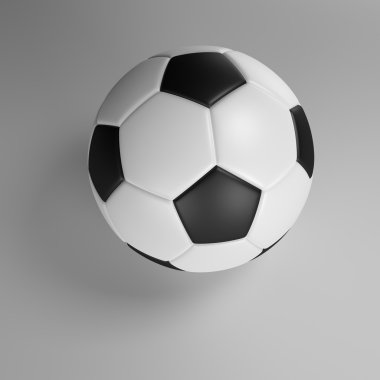 Beyaz arka plan üzerinde ayak topu