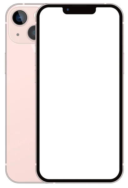 Anapa Russische Federatie September 2021 Nieuwe Roze Afwerking Color Iphone — Stockfoto