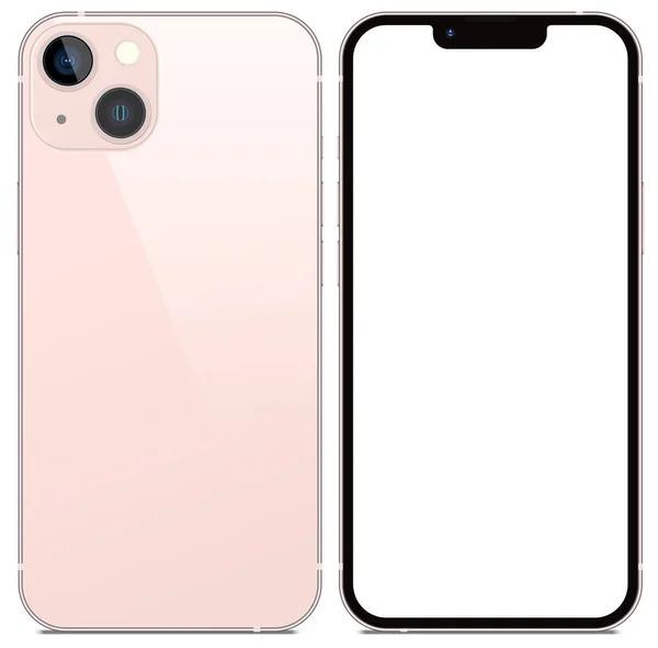 Anapa Russische Federatie September 2021 Nieuwe Roze Afwerking Color Iphone — Stockfoto