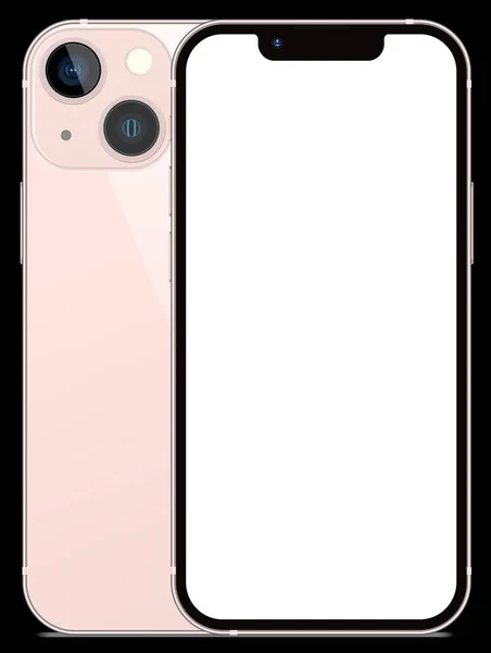 Anapa Russische Federatie September 2021 Nieuwe Roze Afwerking Color Iphone — Stockfoto
