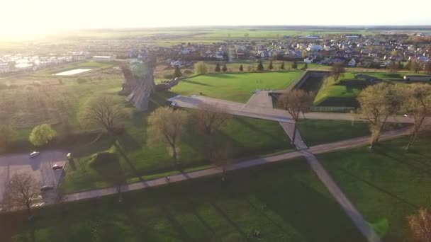 IX fort museum i Kaunas, Litauen — Stockvideo