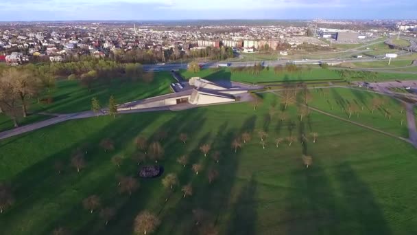 IX musium benteng di Kaunas, Lithuania — Stok Video