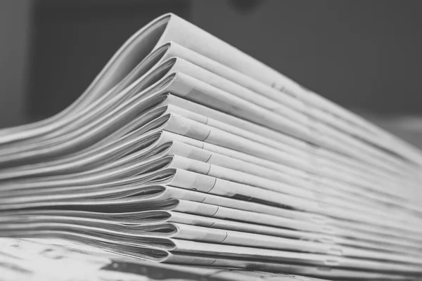 Stack of newspapers — Stock Photo, Image