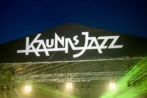 Logotipo Kaunas Jazz — Fotografia de Stock