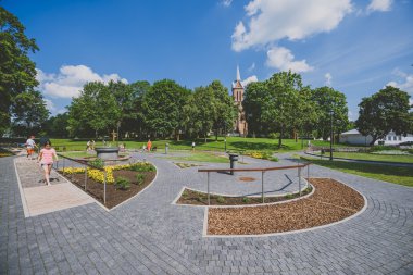 Birstonas şehir, yaz sahne