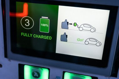 Elektrikli araba şarj istasyonu