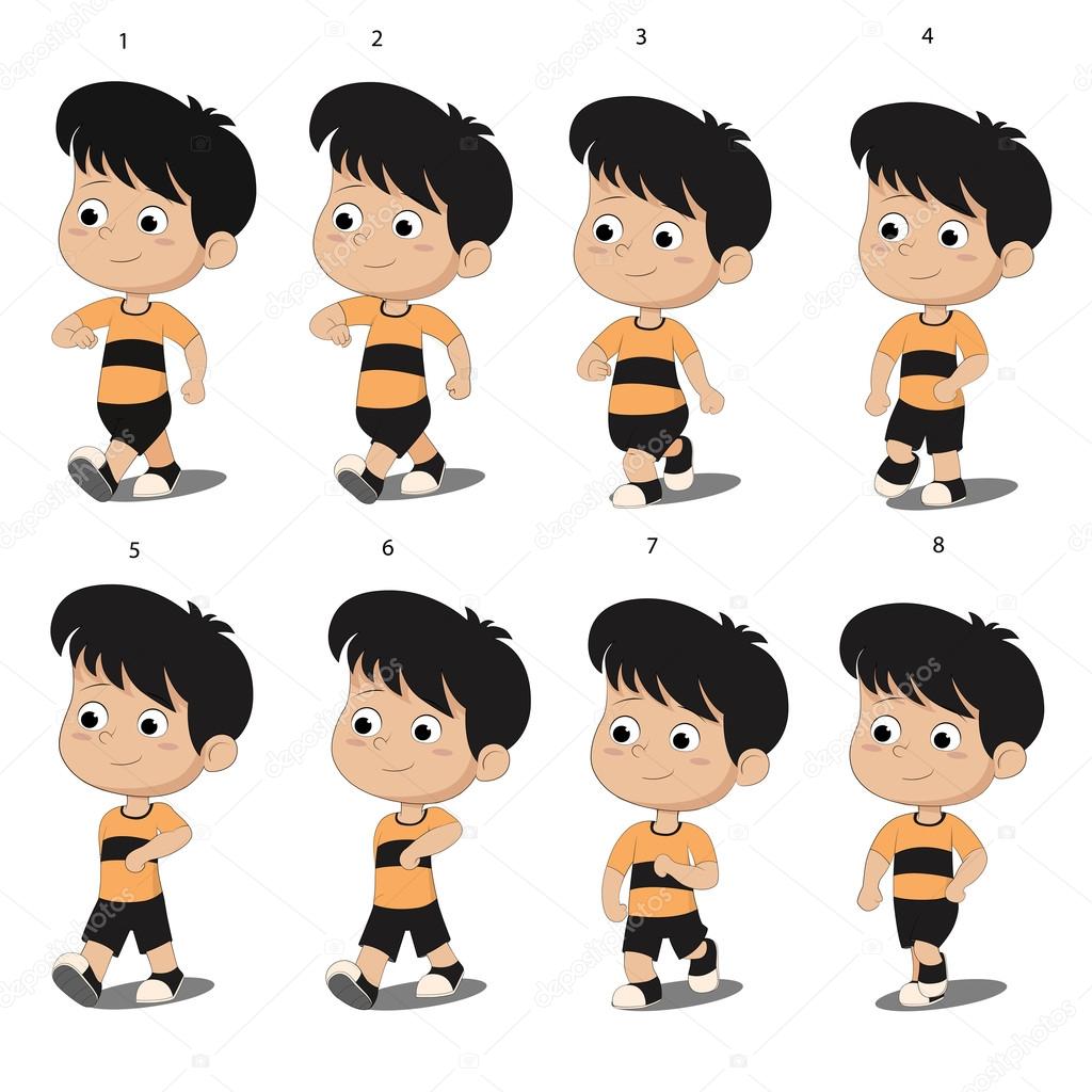 Walk animation Vector Art Stock Images | Depositphotos Walk animation Vector Art Stock Images | Depositphotos