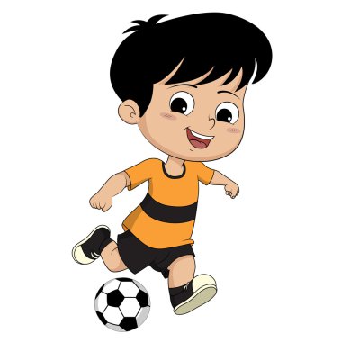 Çocuklar futbol tekme. O kadar fakir ama futbol oynamayı seviyor