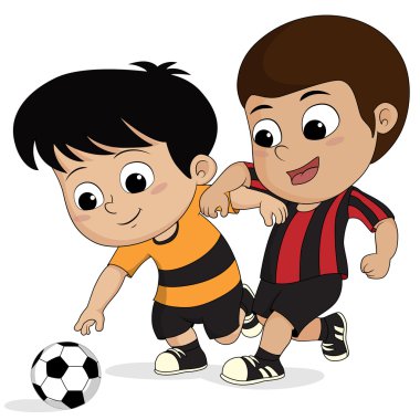 çizgi film futbol çocuk.