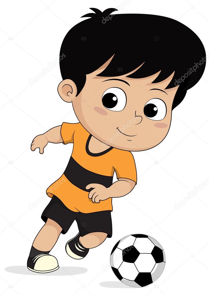 Cartoon soccer kids. Stock Vector Image by © #119879672