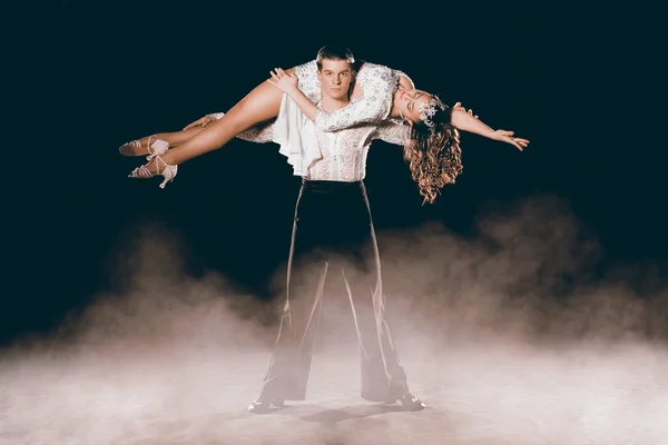 Arjantinli çift Tango dans — Stok fotoğraf