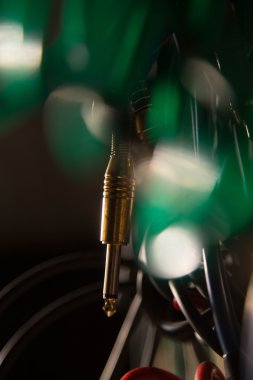 yakın çekim kablosu ile standart 3.5 jakına ba ** arkadan aydınlatmalı renkli teller