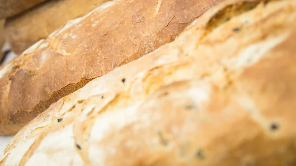 Vasıl belgili tanımlık stok taze pişmiş beyaz ekmek.