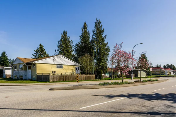 Abbotsford Canada April 2020 Modern Town Empty Streets People — Stock Photo, Image