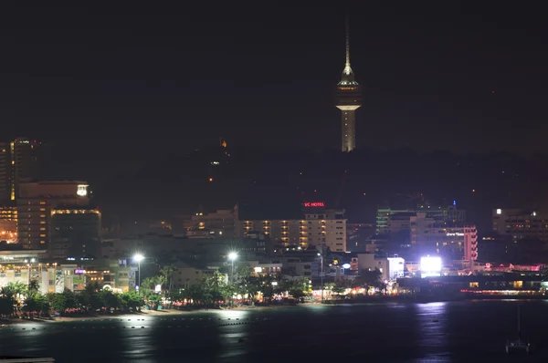 Pattaya Thailand November 2013 Twilight Time Staden Pattaya Pattaya City — Stockfoto