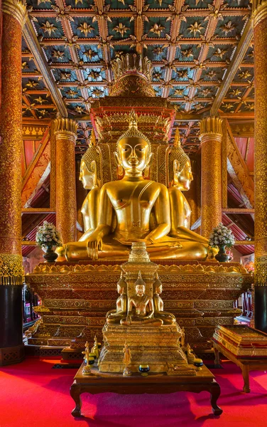 Buddha Bild Der Kirche Von Wat Phumin Nan Thailand — Stockfoto