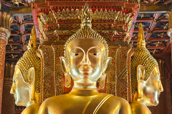 Buddha Bild Der Kirche Von Wat Phumin Nan Thailand — Stockfoto