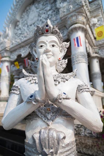 Sawasdee Statue Wat Ming Muang Nan Thailand — Stockfoto