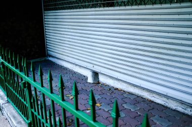 Tayland 'ın Bangkok şehrinin manzarası. Bangkok 'ta sokak manzarası. Şehir manzarası ve seyahat kavramı.