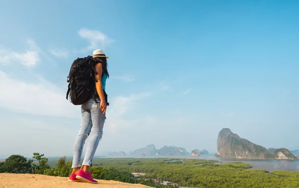 在顶层 — 图库照片