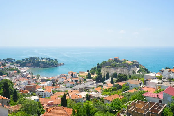 Ulcinj y el casco antiguo — Foto de Stock