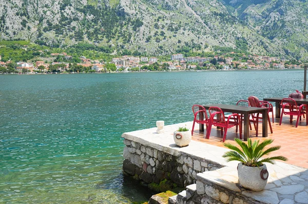 Kávézó, Kotor — Stock Fotó