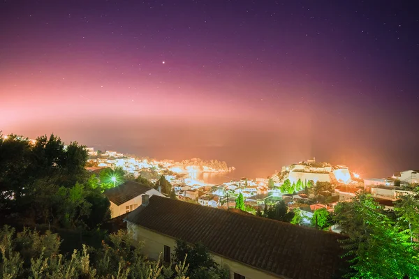 Ulcinj och Old town halvön — Stockfoto