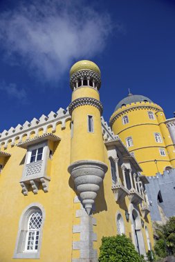Sintra, Portekiz ikonik Pena National Palace.