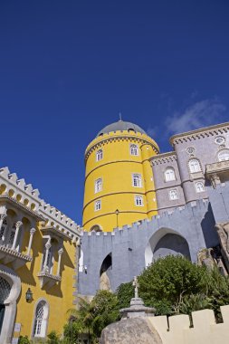 Sintra, Portekiz ikonik Pena National Palace.