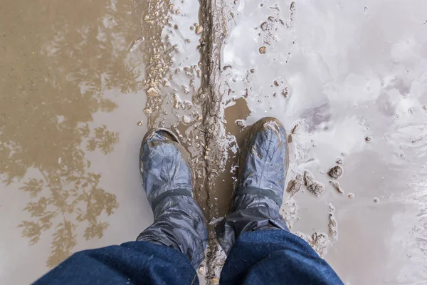 Feet in the mud