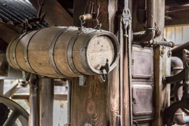 Cazibe sahne eski ahşap varil