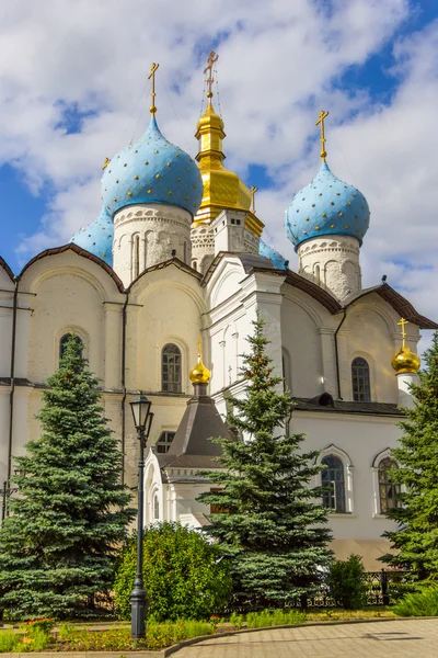 Katedral Blagoveshchensky di Kremlin Kazan Stok Gambar