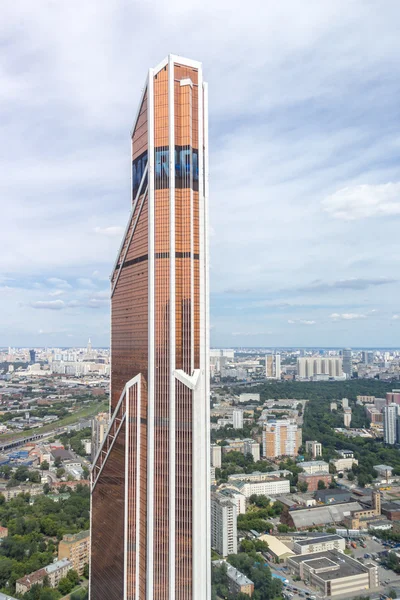 Mercurio Torre de la ciudad en Moscú Complejo de negocios —  Fotos de Stock