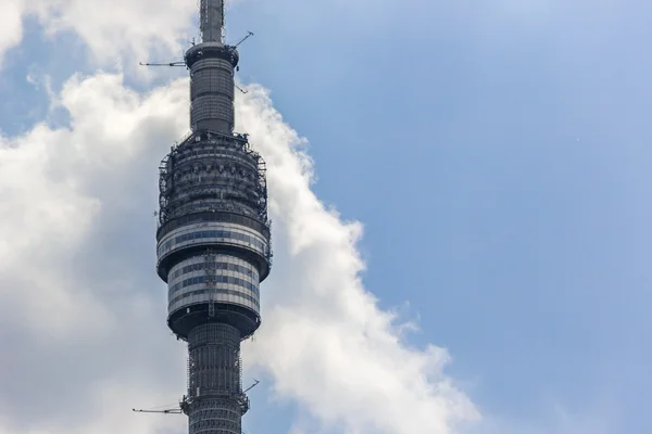 Ostankino television and radio tower in Moscow