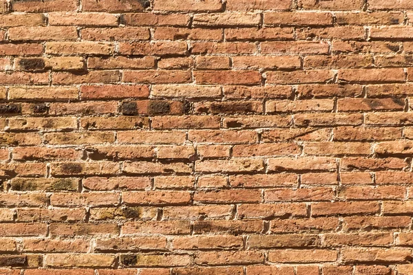 Arka plan kırmızı vintage tuğla duvar ile