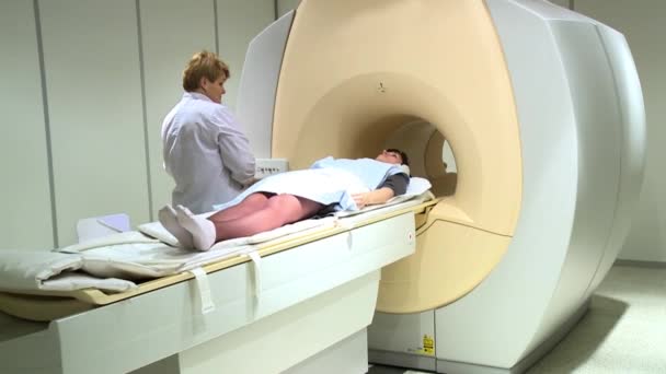 MRI birim, tıbbi araştırma — Stok video