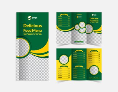 Üç Katlı Restoran Yemek Menüsü Düzenlemesi