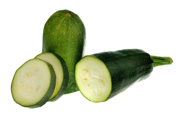 Verdure fresche verdi zucchine — Foto Stock