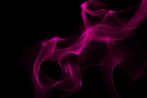 Ponk καπνού σε μαύρο φόντο Royalty Free Φωτογραφίες Αρχείου