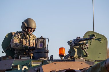 Fransız Yabancı Lejyonu görev tanker. Güney Fransa'da.