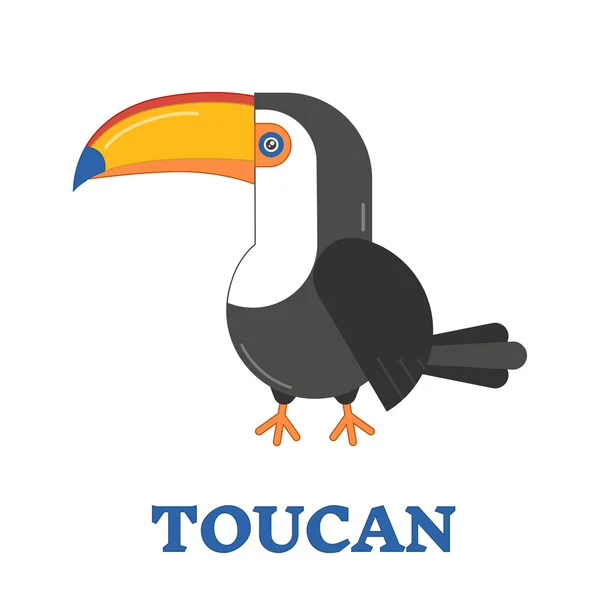 Toekan vogel pictogram — Stockvector