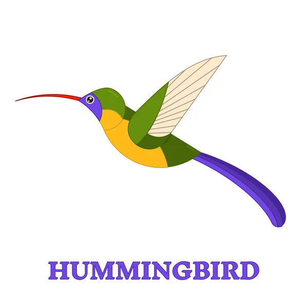 Hummingbird line art Icon — Wektor stockowy