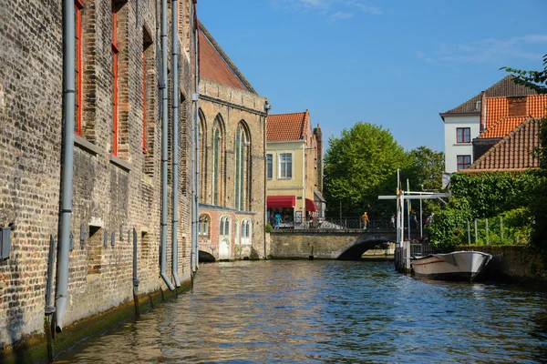 Családi házak, Bruges, Belgium — Stock Fotó